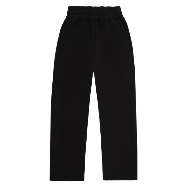 Black Logo-Print Jersey Bottoms