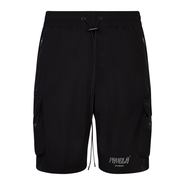 Volume 0X: Black Reworked Cargo Shorts