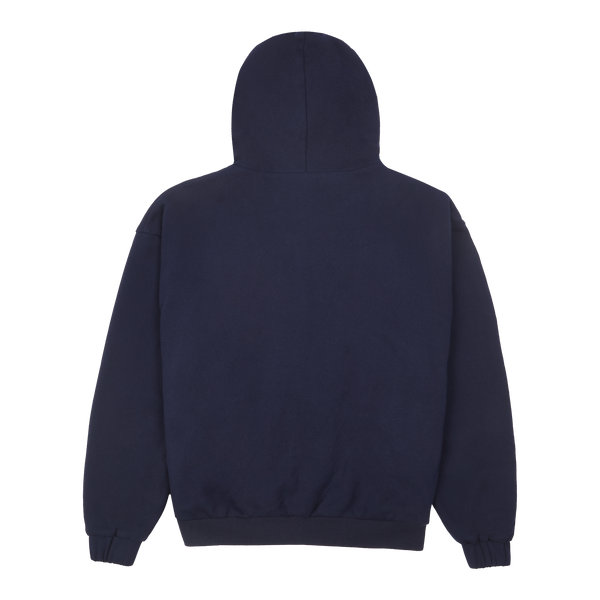 Eternal Compass navy logo hoodie