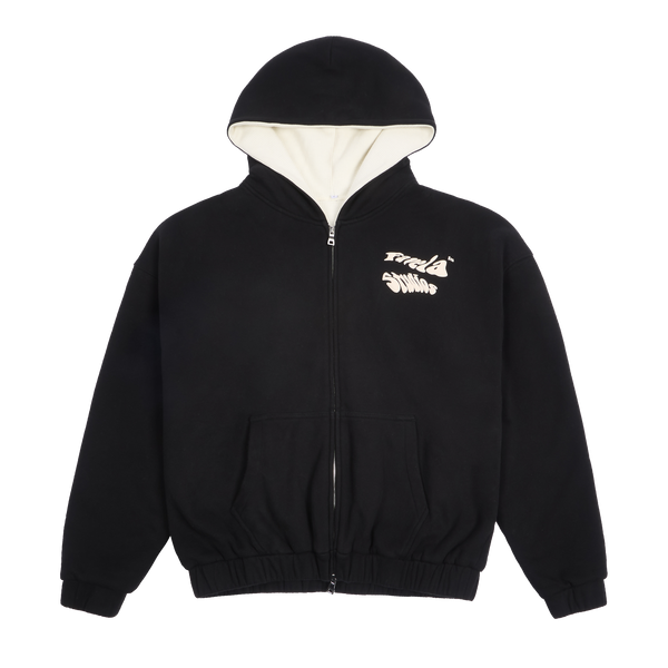 SRK - Double Zip-Up Hoodie Black