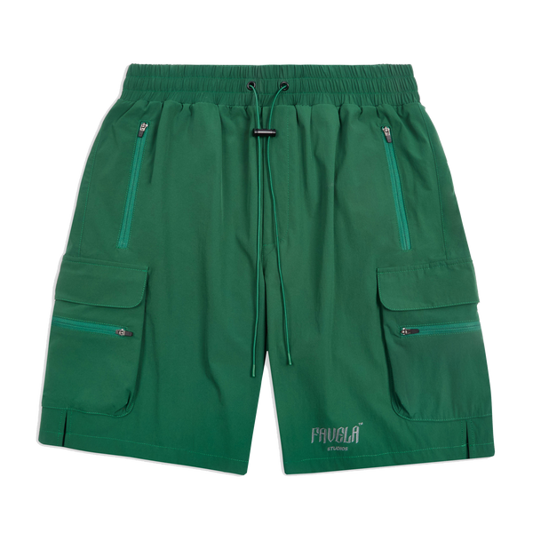 Volume 0X: Forest Green Reworked Cargo Shorts