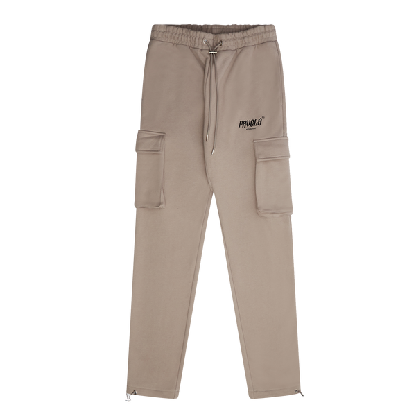 Reworked Classics : Taupe Logo-Print Jersey Bottoms